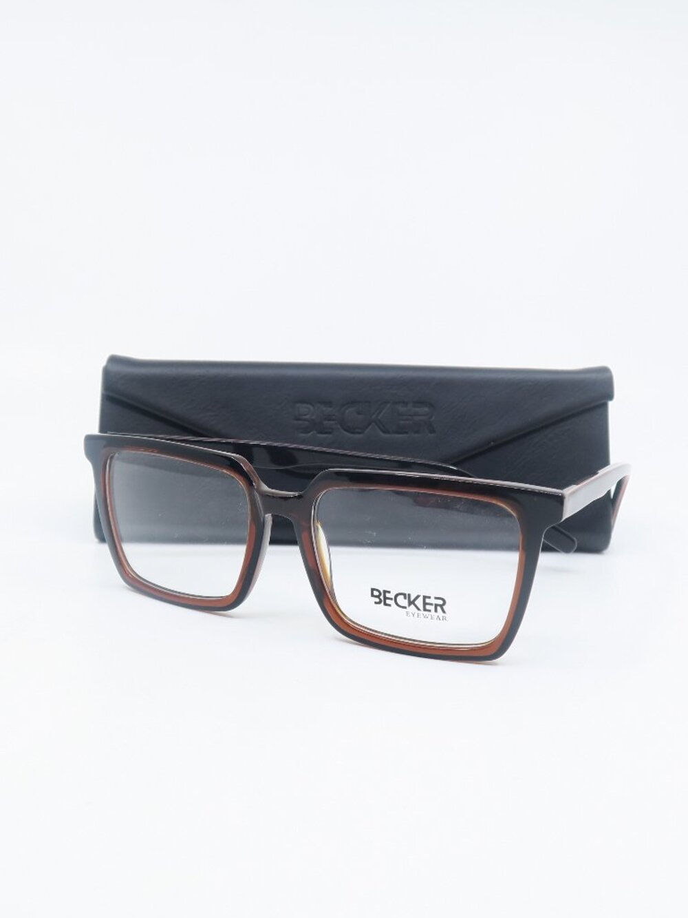 Becker CL9015 C3 51mm. Brown and Black Trendy Fashion Italian Unisex Eyeglasses.